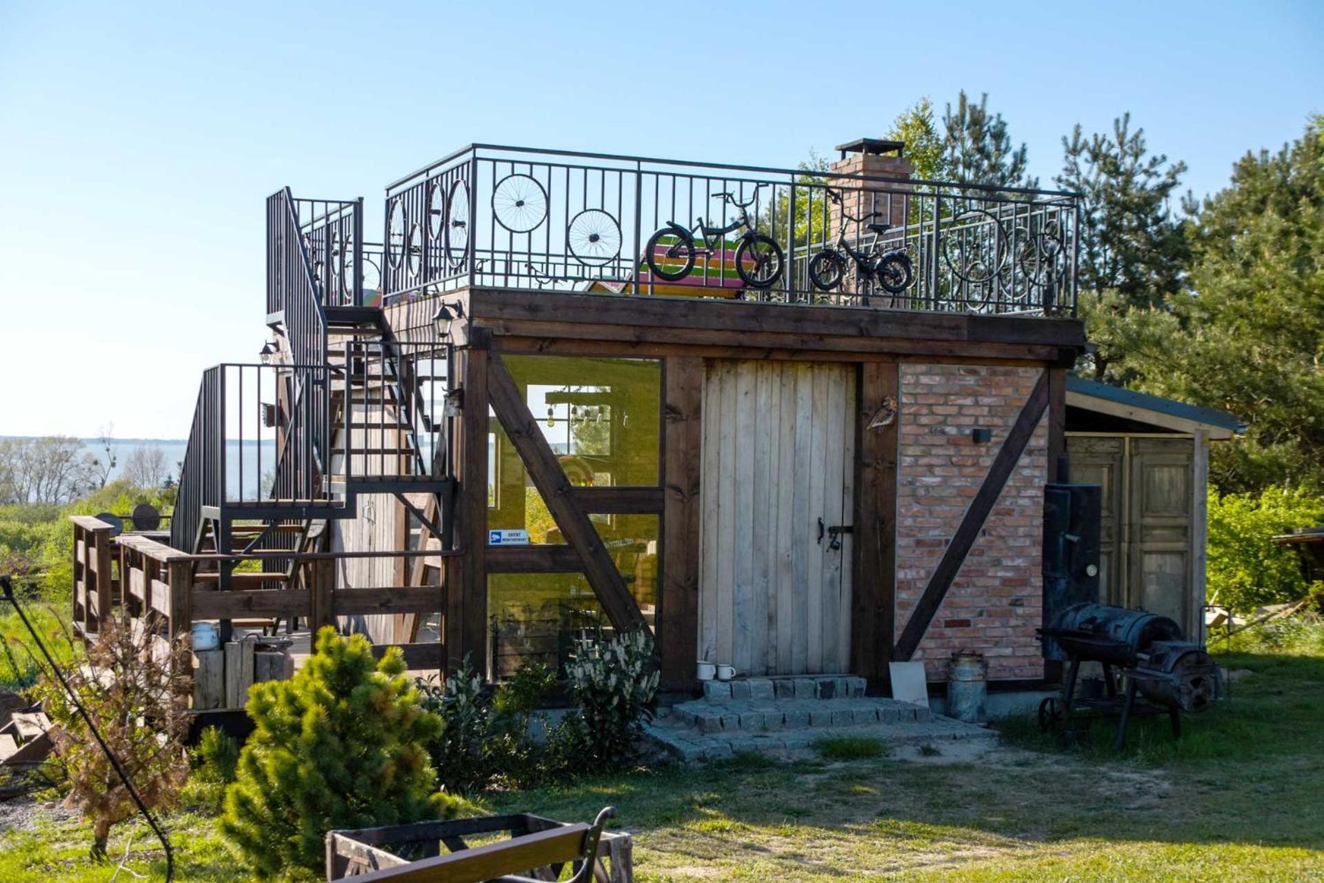 Ptasia Osada Domek Czajka 4-6 osób Gardna Wielka Exterior foto