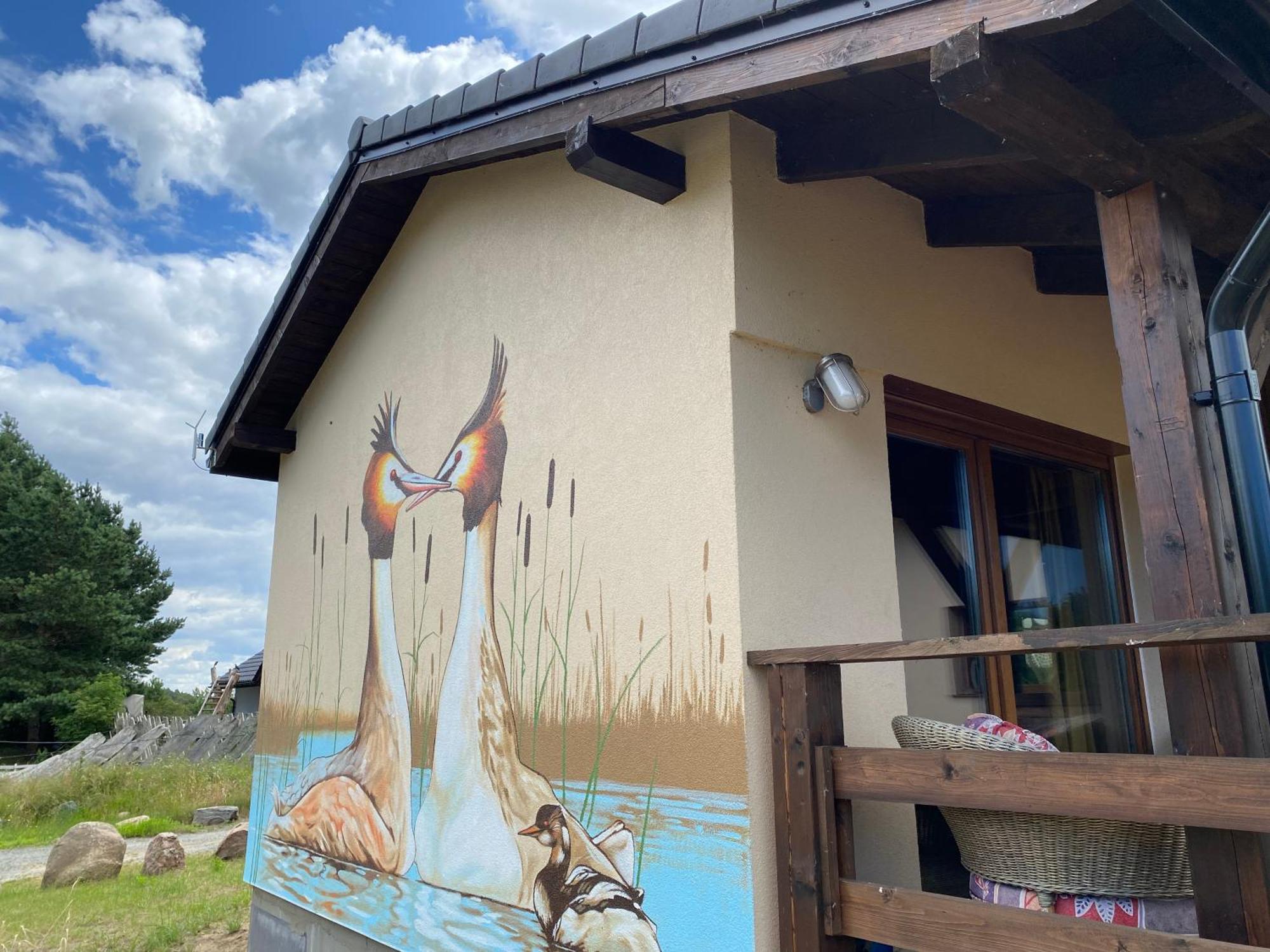 Ptasia Osada Domek Czajka 4-6 osób Gardna Wielka Exterior foto
